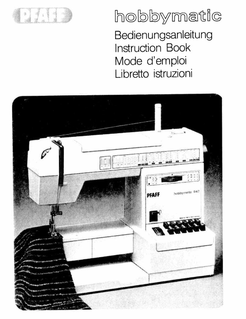 Pfaff hobbymatic 917 User manual