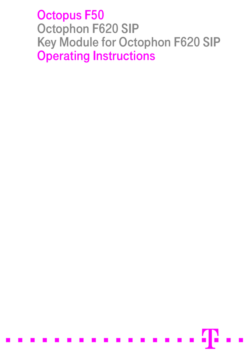 Telekom Octophon F620 SIP operating instructions