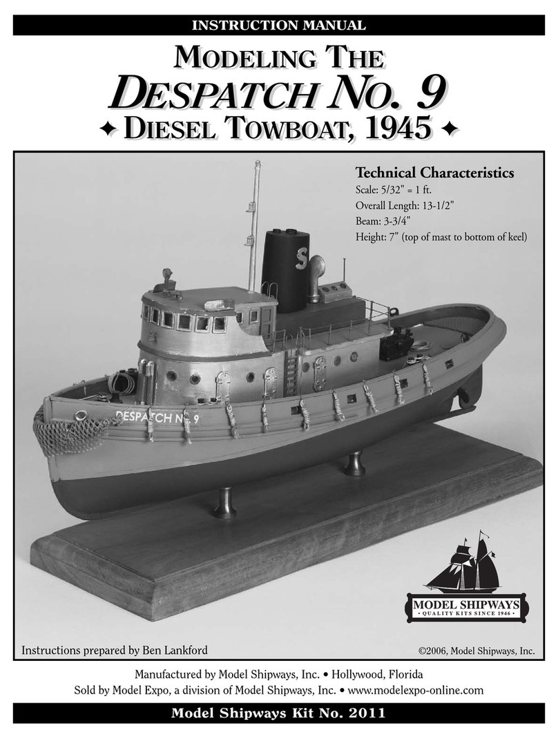 Model Shipways Despatch No. 9 instruction manual