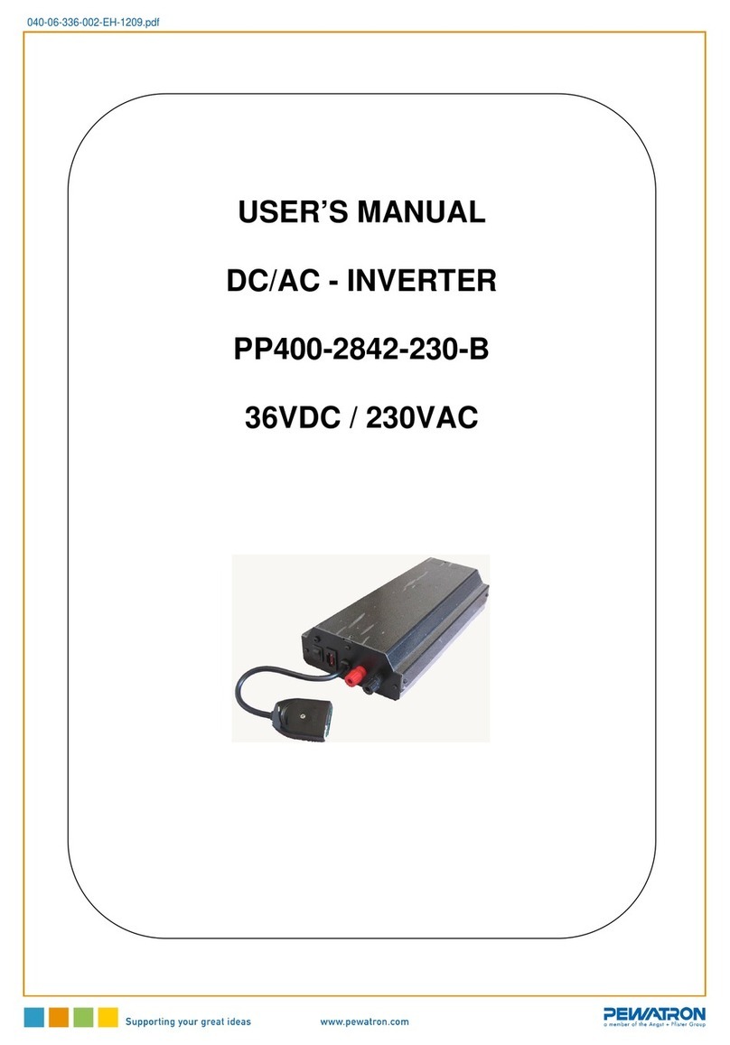 Pewatron PP400-2842-230-B user manual