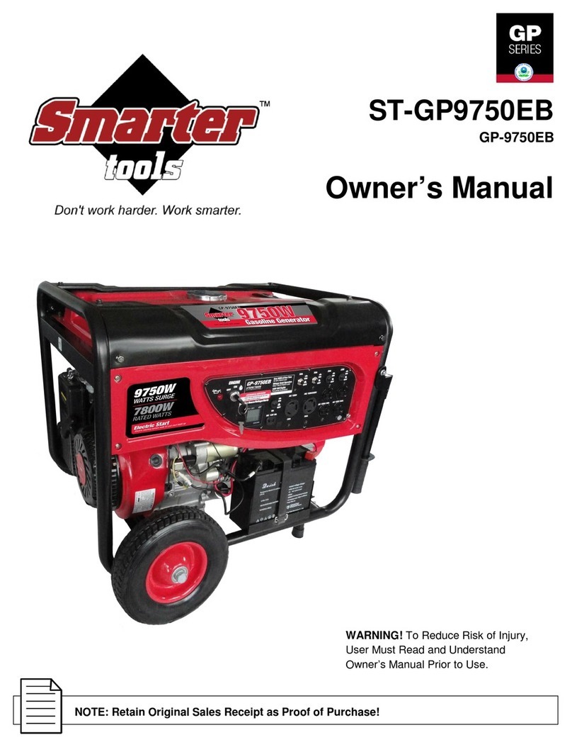 Smarter ST-GP9750EB owner's manual
