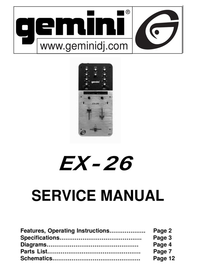 Gemini EX-26 User manual