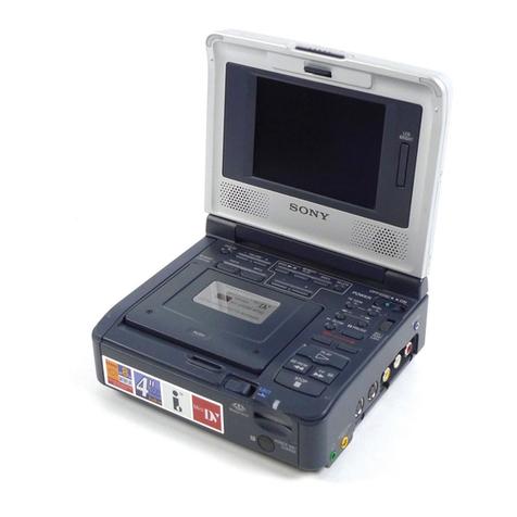 Sony GV-D1000E - Digital Video Cassette Recorder User manual