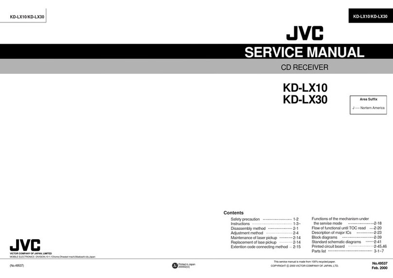 JVC KD-LX10 User manual