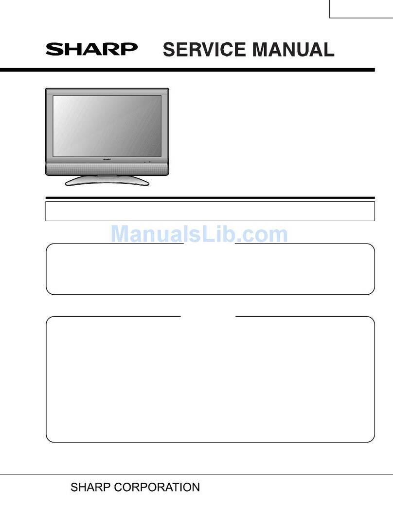 Sharp Aquos LC-37SH20U User manual
