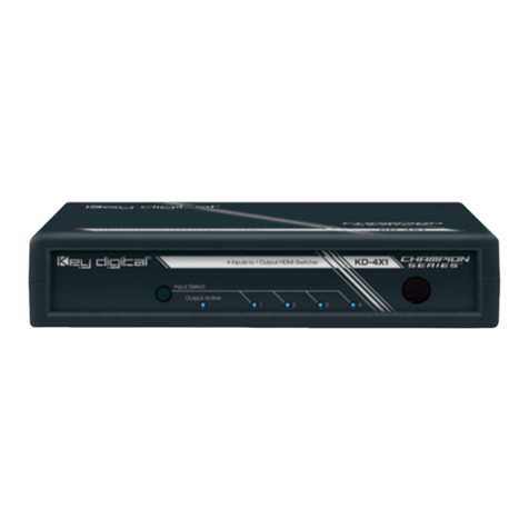Key Digital Champion KD-2X1 User manual Key Digital Champion KD-2X1 User manual