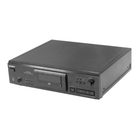 Sony CDP-XA555ES Service manual