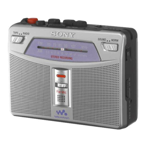 Sony Walkman WM-GX221 User manual