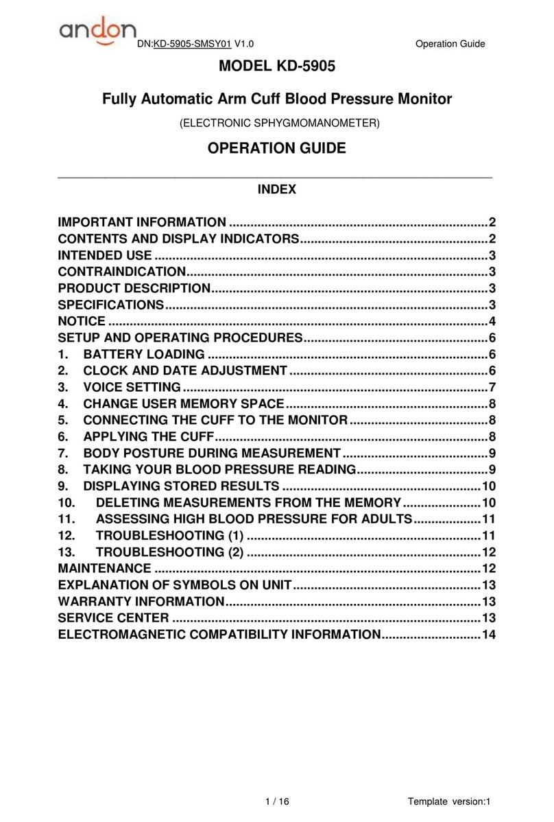 Andon KD-5905 User manual