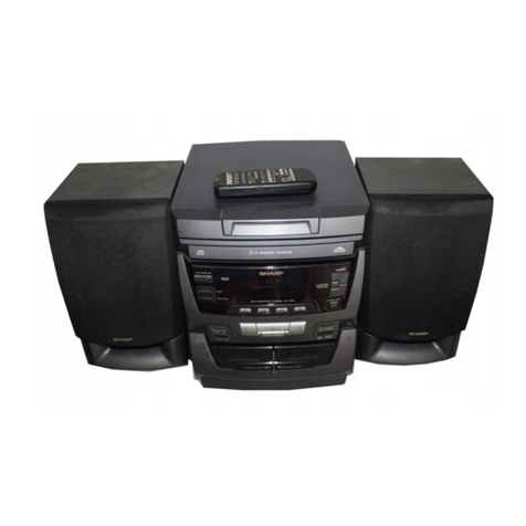 Sharp CD-C410H User manual