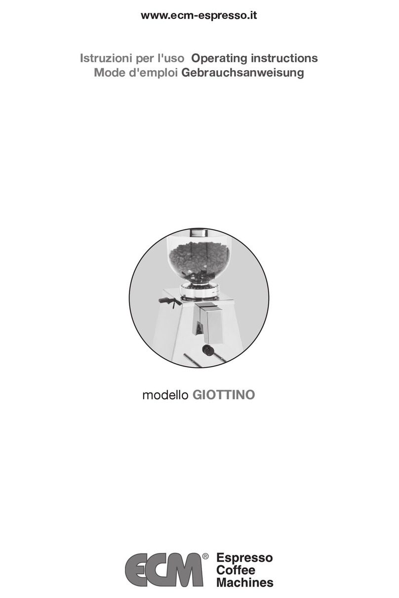 ECM GIOTTINO operating instructions