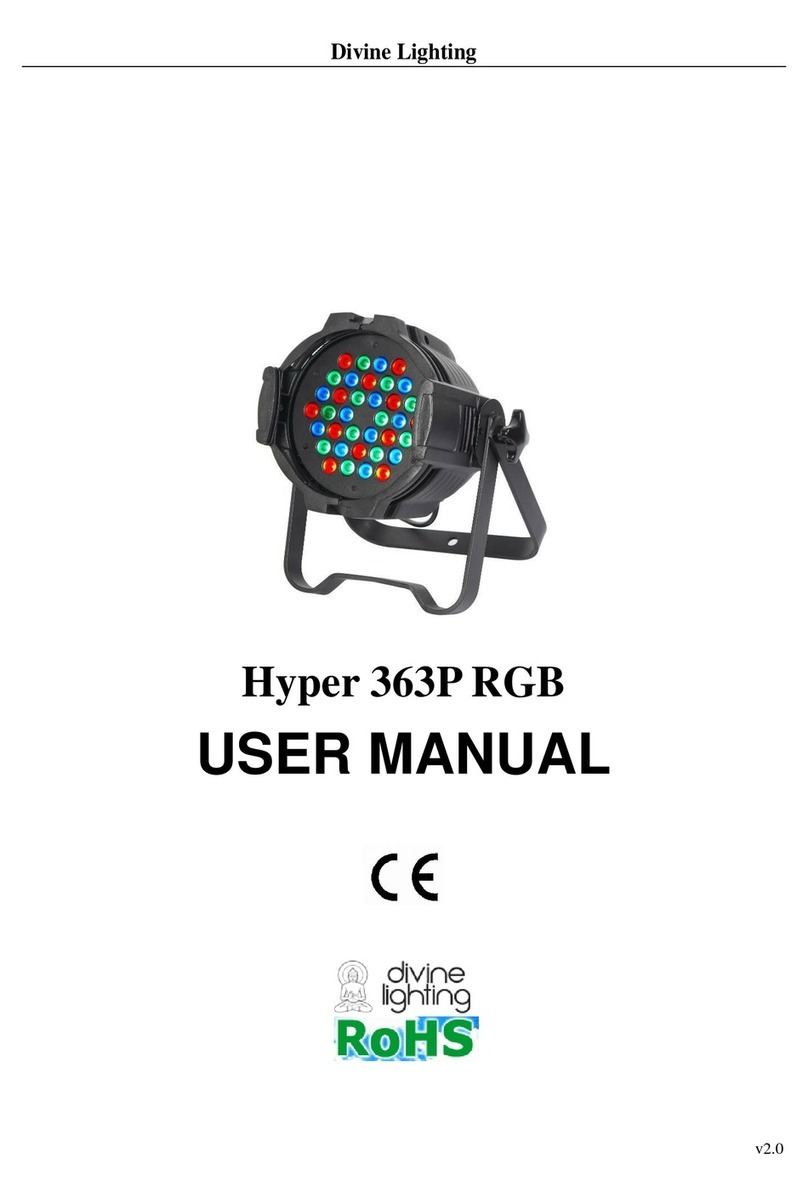 Divine Lighting Hyper 363P RGB user manual