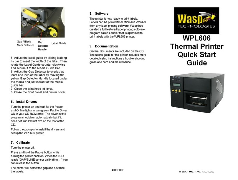 Wasp WPL606 User manual