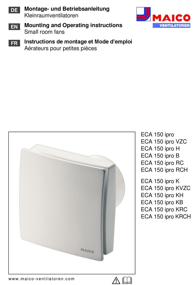 Maico ECA 150 ipro VZC Service manual