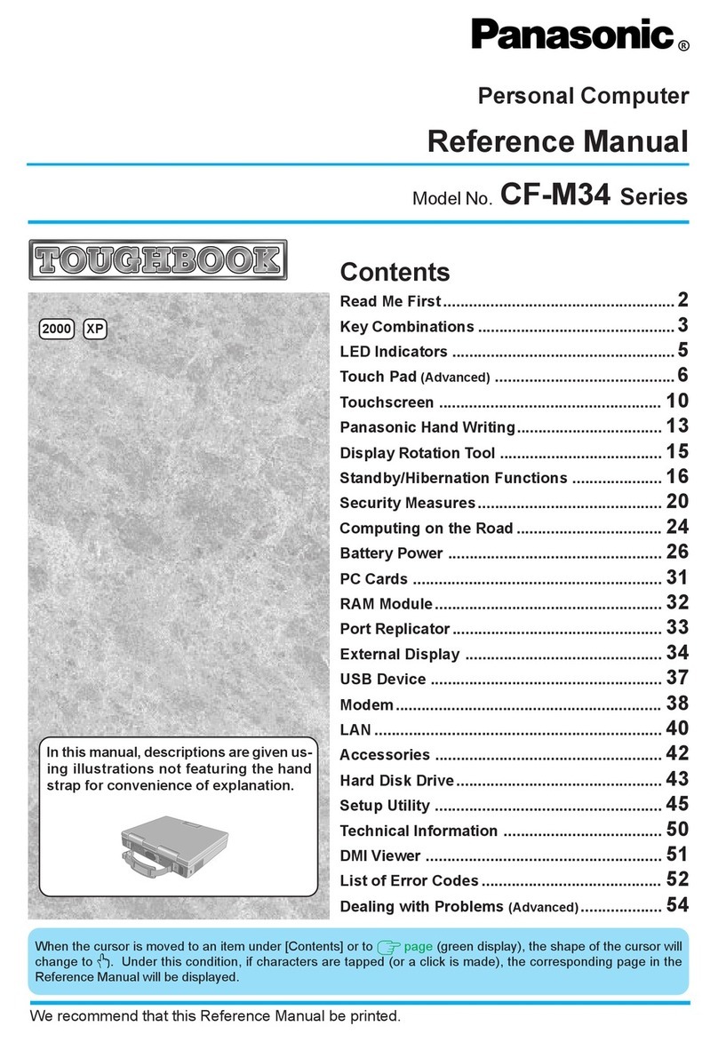 Panasonic CF-M34 Series User manual Panasonic CF-M34 Series User manual
