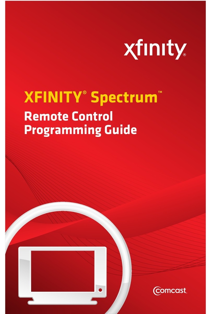 Comcast XFINITY SPECTRUM Operating instructions