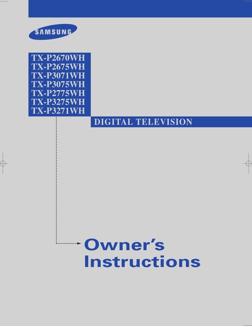 Samsung TX-P2670WH User manual