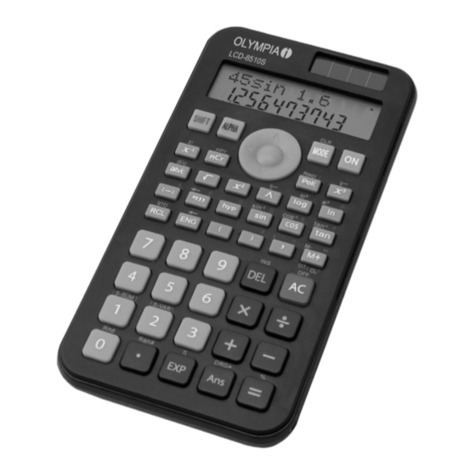 Olympia LCD-8510S User manual Olympia LCD-8510S User manual