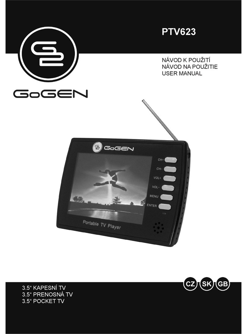 Gogen PTV623 User manual