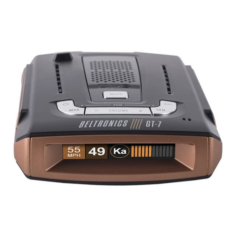 Beltronics gt-7 owner's manual