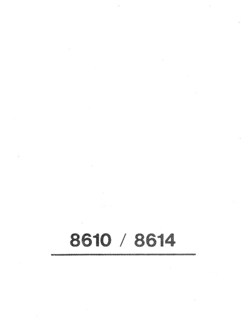 Singer 8610 Instruction book