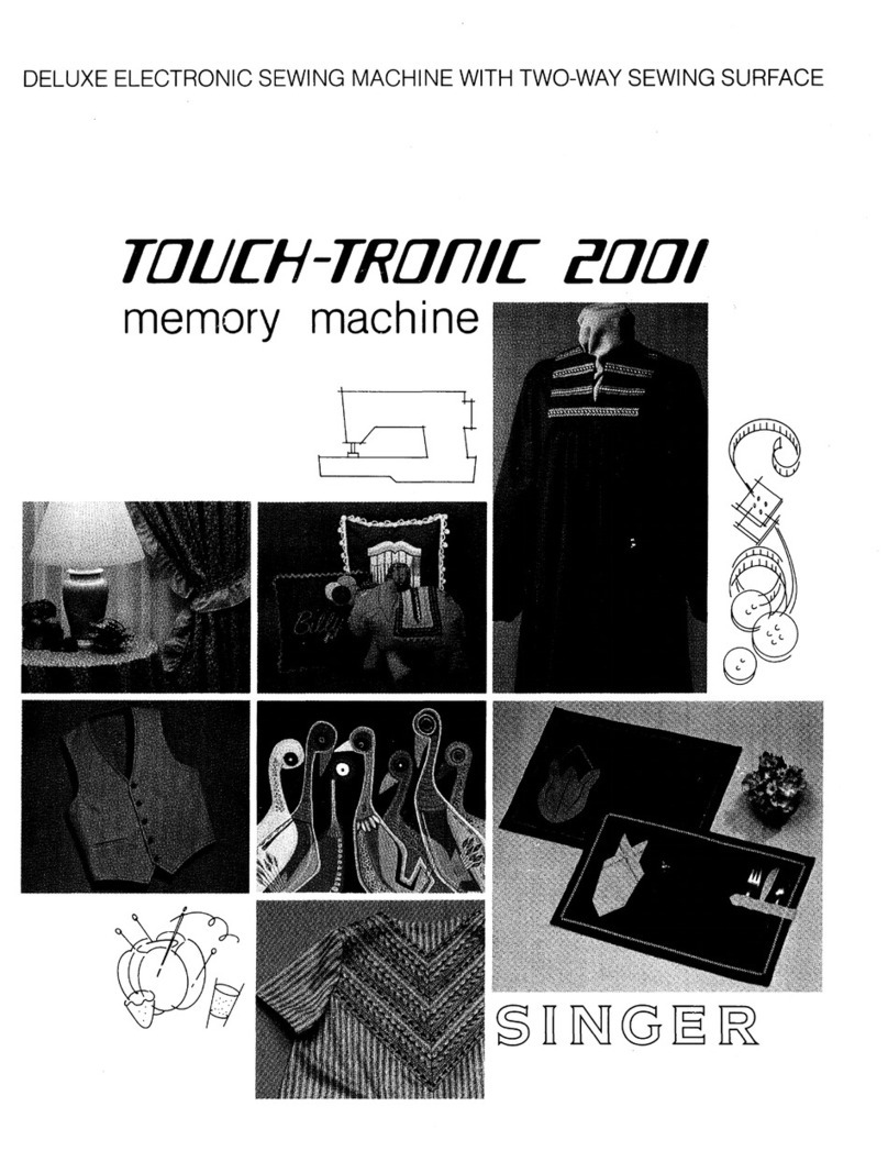 Singer Touch-Tronic 2001 User manual