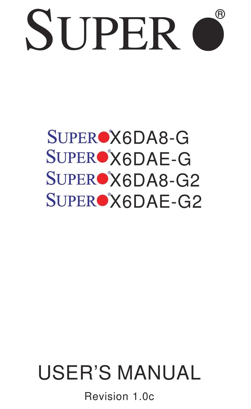 Supero X6DA8-G User manual