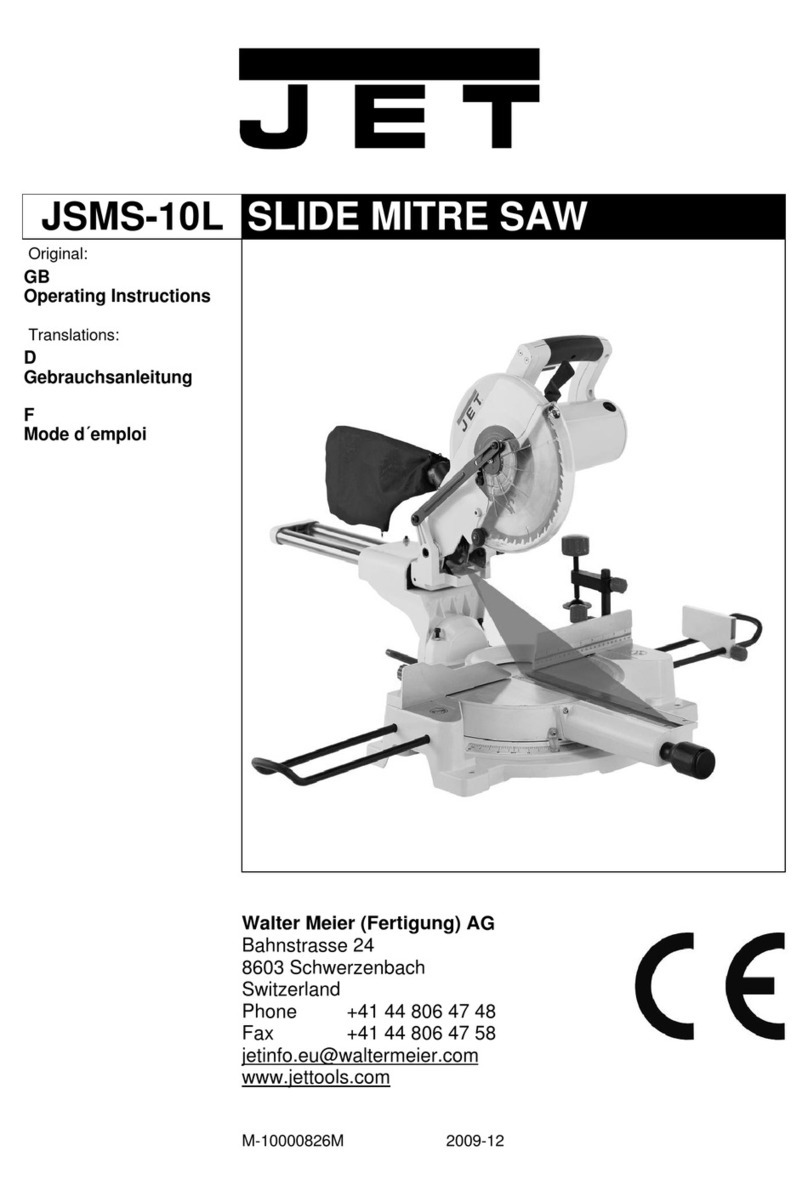 Jet JSMS-10L User manual