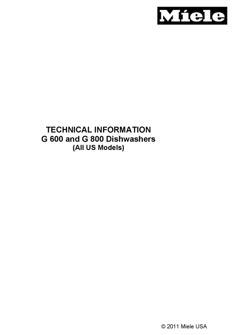 Miele G 600 Series Manual