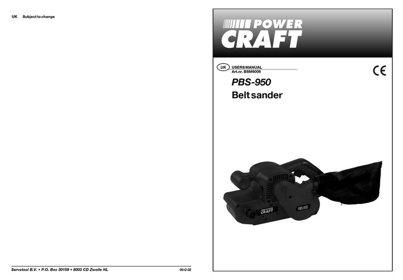 Power Craft PBS-950 User manual