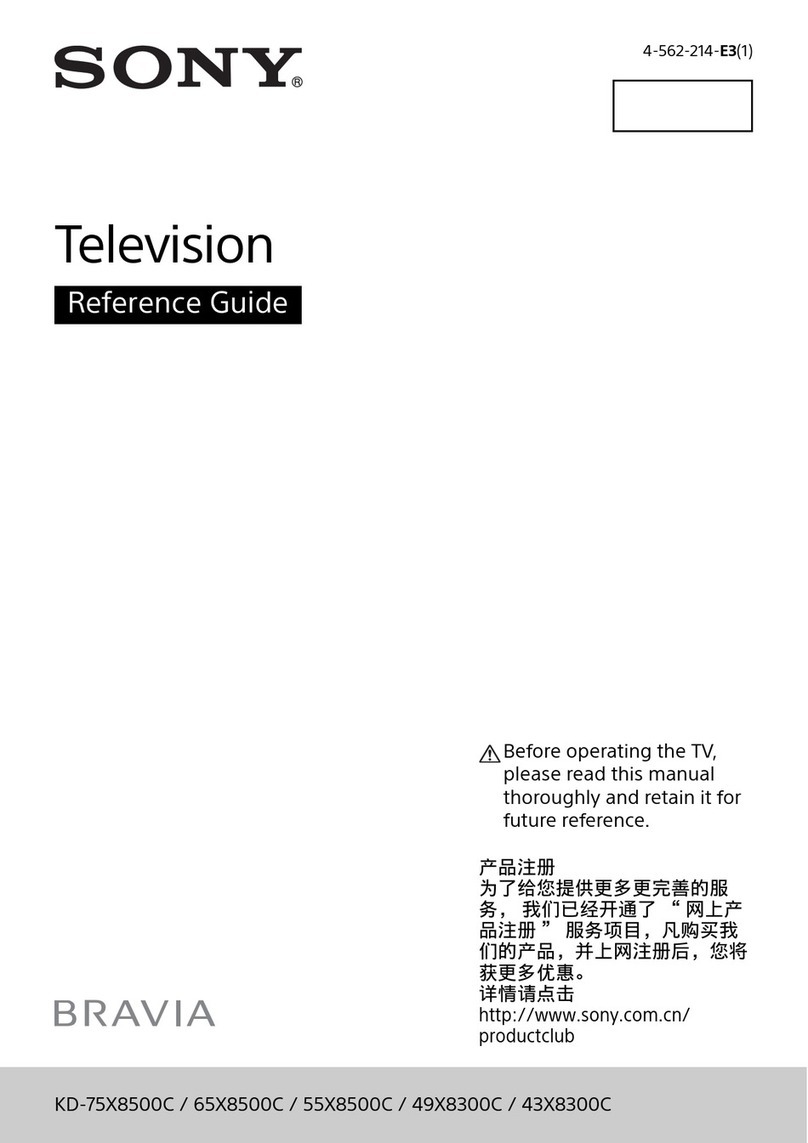 Sony braviaKD-75X8500C User manual