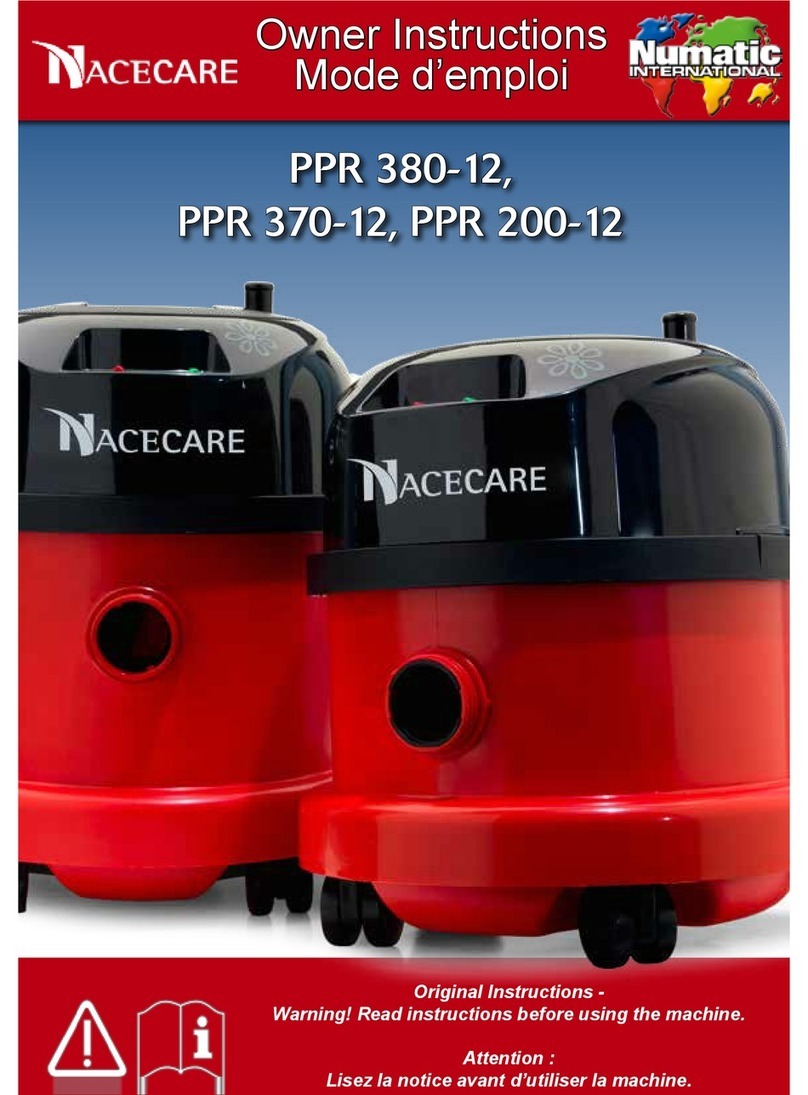 Nacecare PPR 380-12 Owner's instructions