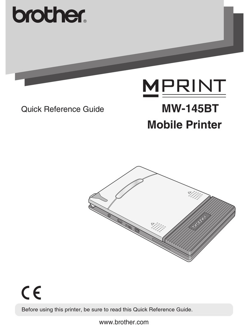 Brother MW-145BT MPrint User manual