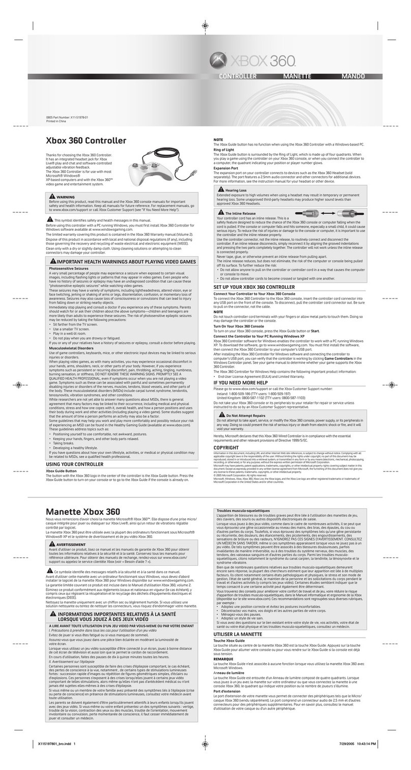 XBOX 360 quick guide
