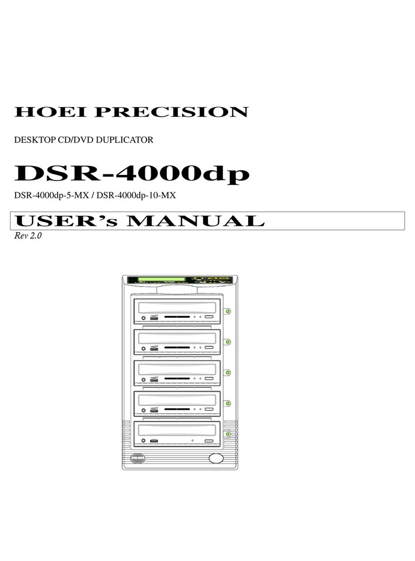 Hoei Precision DSR-4000dp user manual