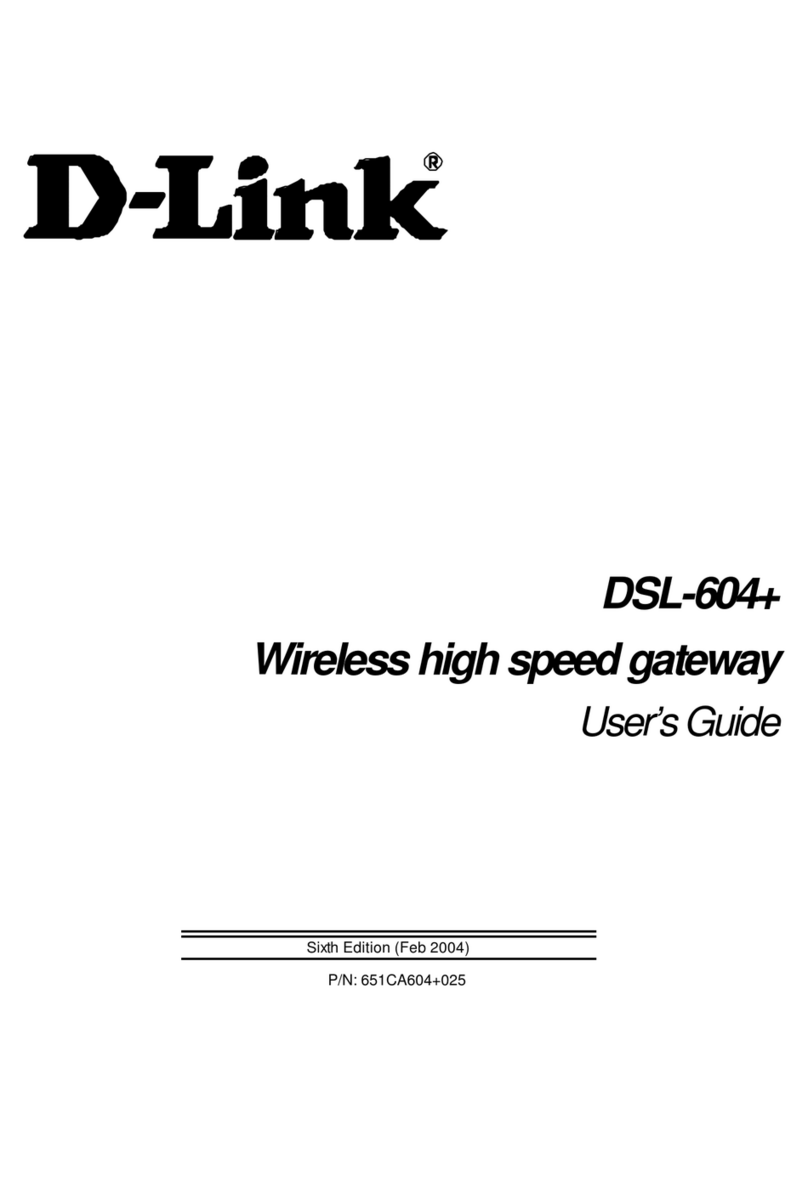 D-Link DSL-604+ User manual D-Link DSL-604+ User manual