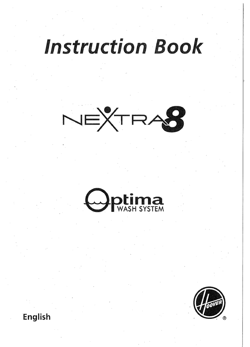 Hoover Nextra8 HNF7138 Instruction book