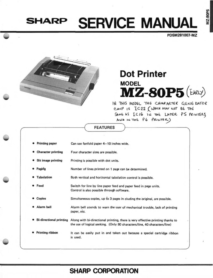 Sharp MZ-80P5 User manual