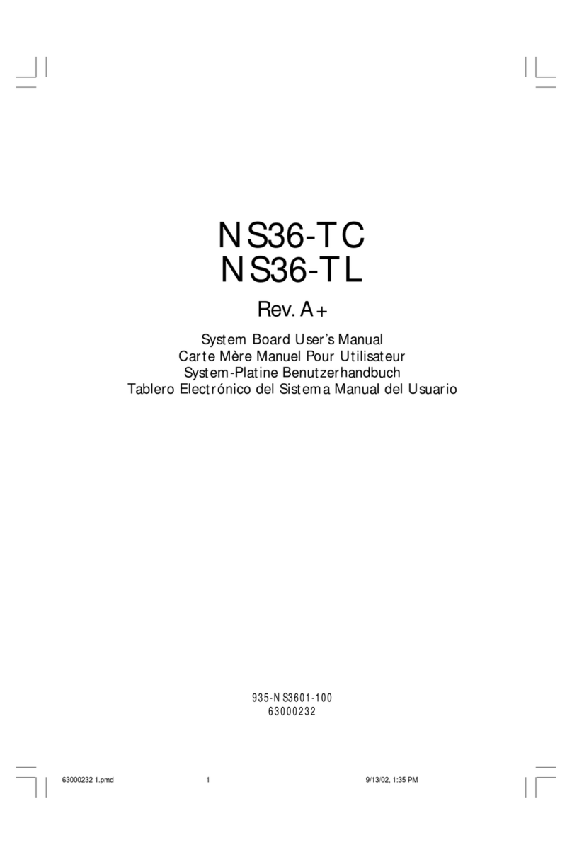 DFI NS36-TC User manual
