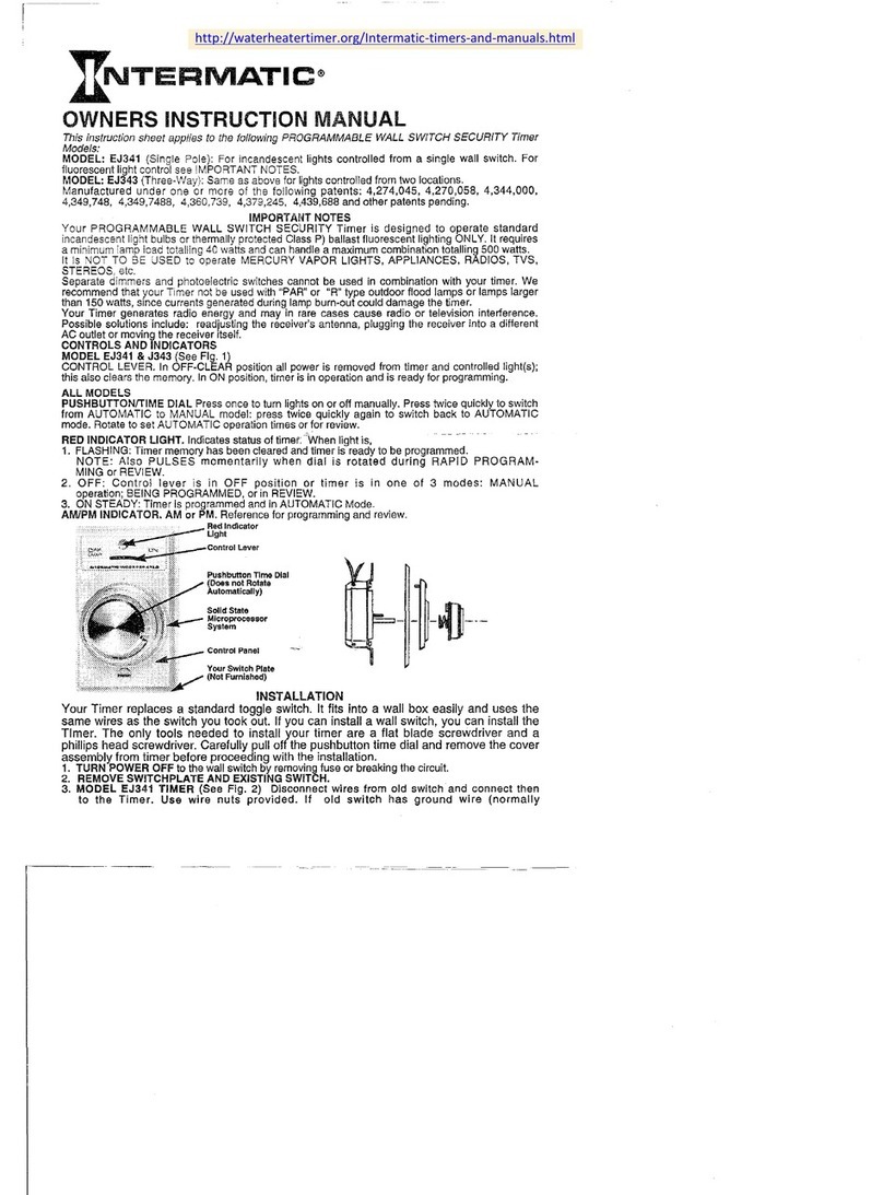 Intermatic EJ341 Setup guide