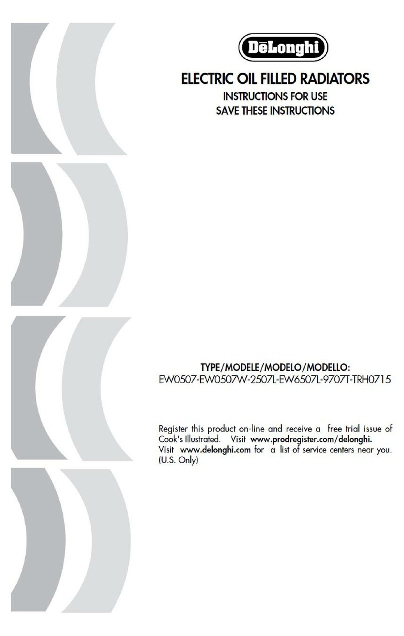 DèLonghi EW0507 Instructions for use