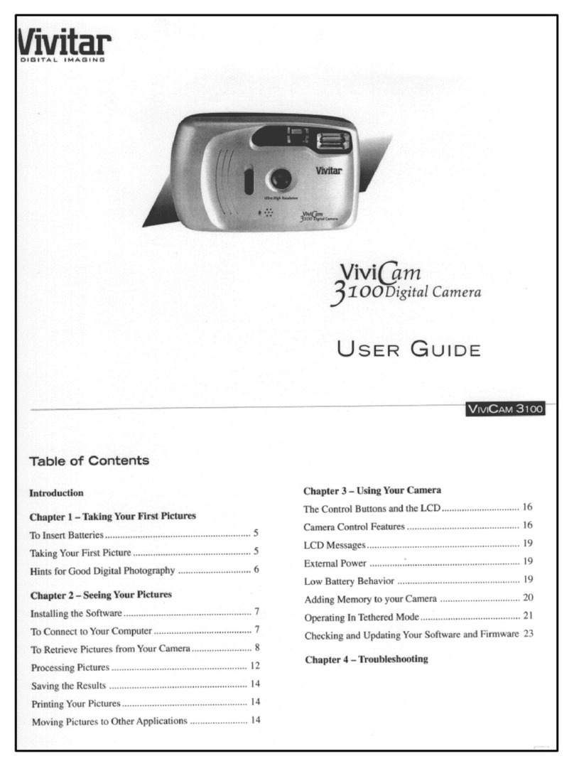 Vivitar ViviCam 3100 user guide