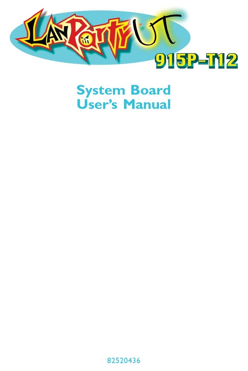DFI LANPARTY UT 915P-T12 user manual