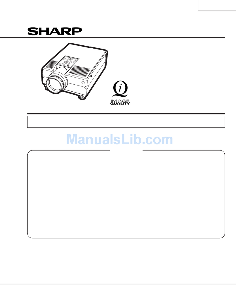 Sharp Notevision XG-P10XU User manual
