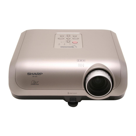 Sharp XR10XL - Notevision XGA DLP Projector User manual