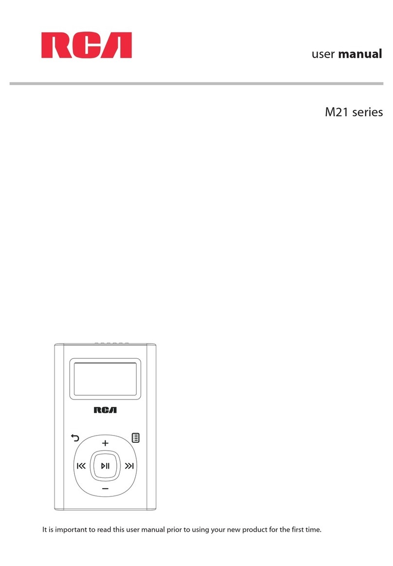 RCA Lyra M21 Series User manual