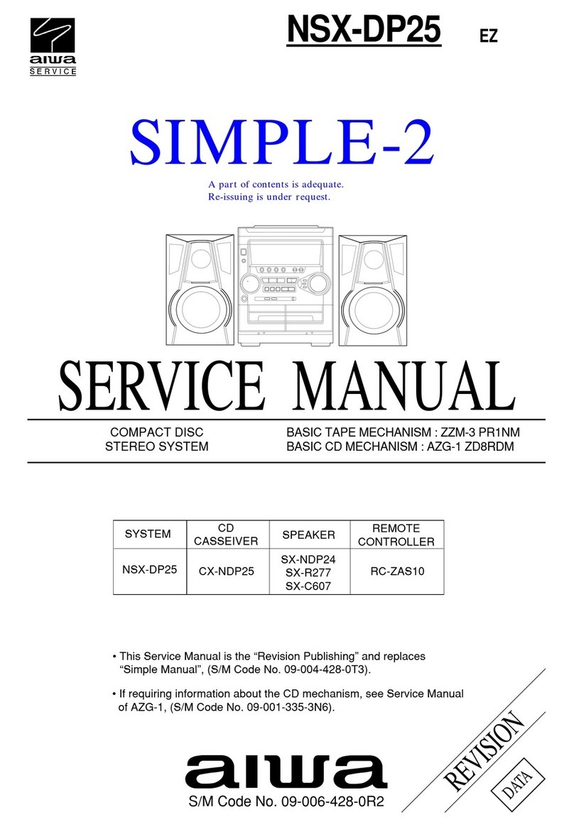 Aiwa NSX-DP25 User manual