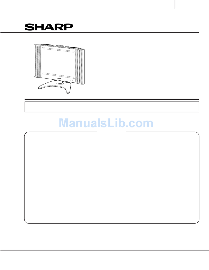 Sharp LC-13B4US Operation User manual