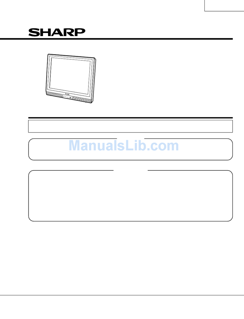 Sharp LC-13S1US Troubleshooting guide
