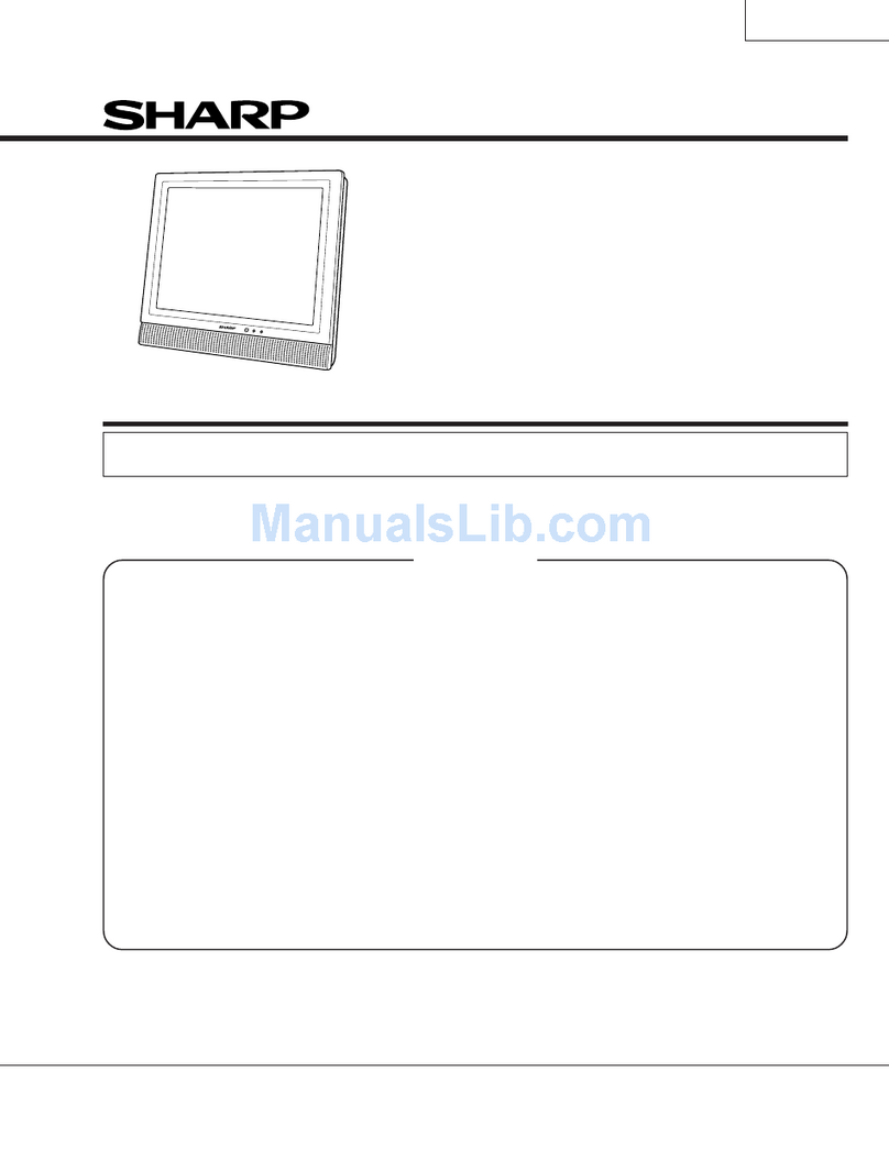 Sharp Aquos LC 13E1U User manual